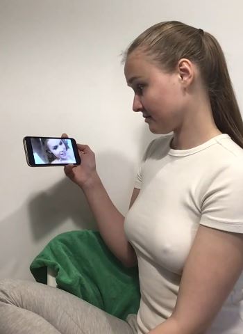 Angela - watching own bkk - hard nipples.JPG
